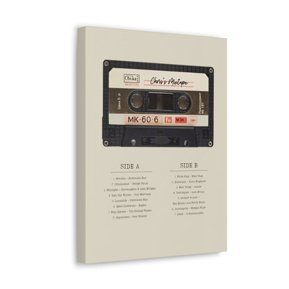 Custom Mixtape Poster/Canvas - Personalized Music Playlist