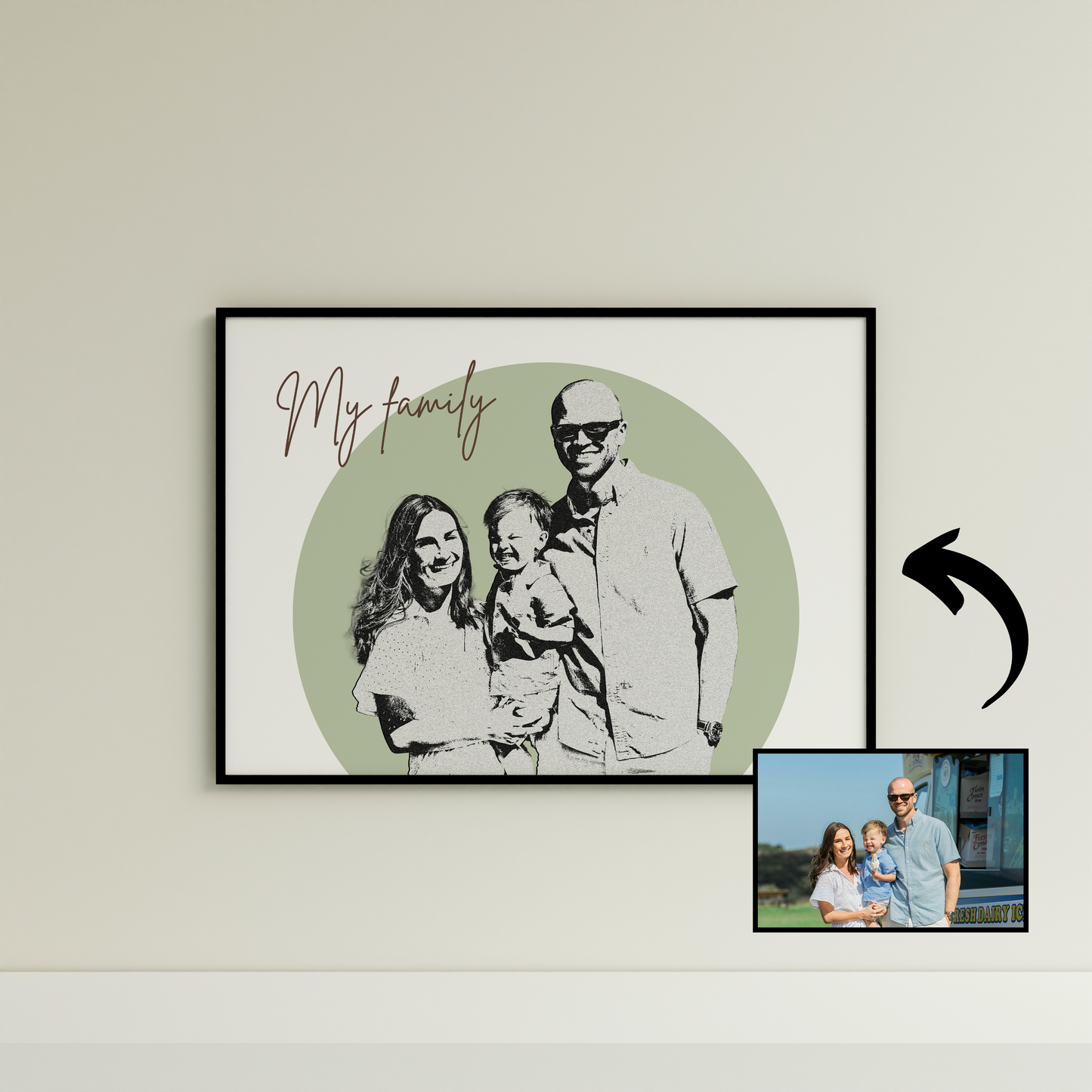 Stamped Moments Custom Canvas/Poster