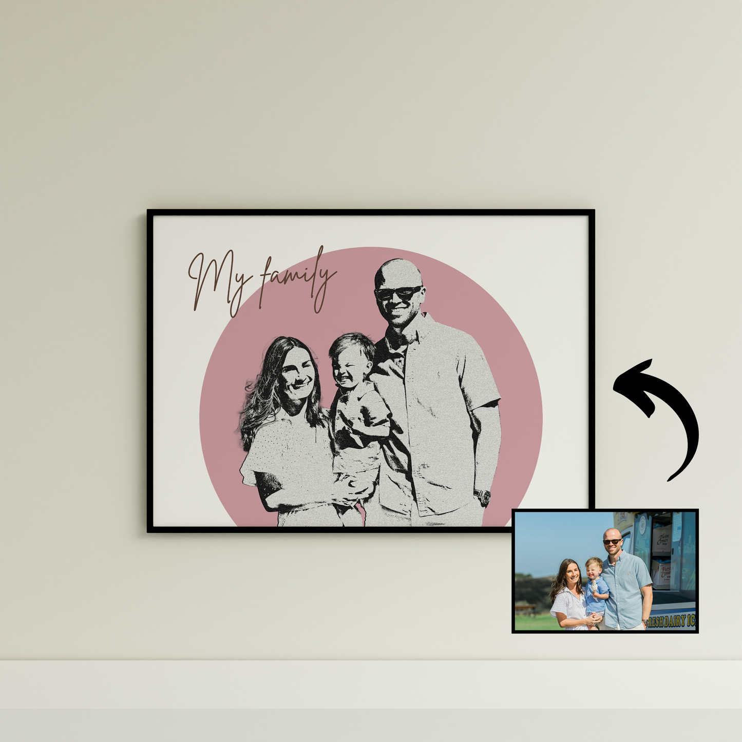 Stamped Moments Custom Canvas/Poster